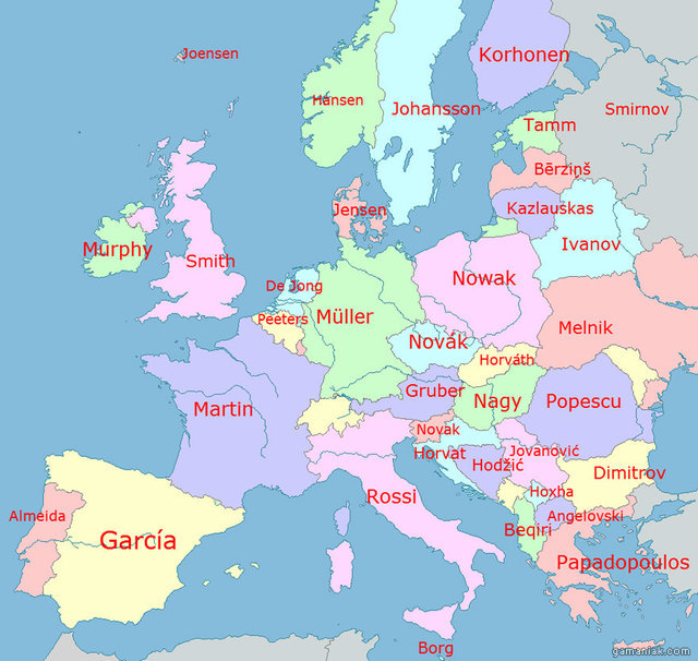 carte-europe-prenom-par-pays