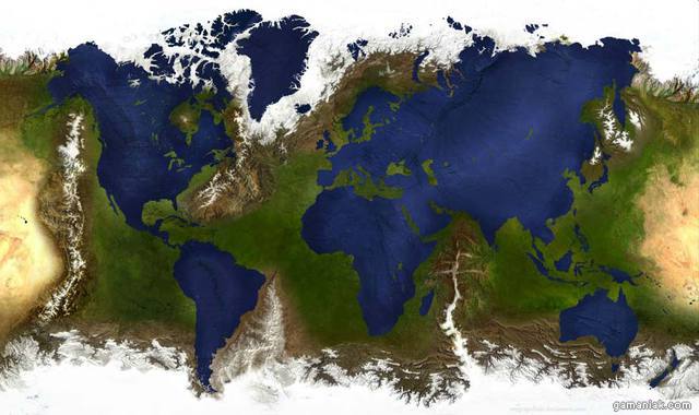carte-monde-avec-terre-eau-inverses