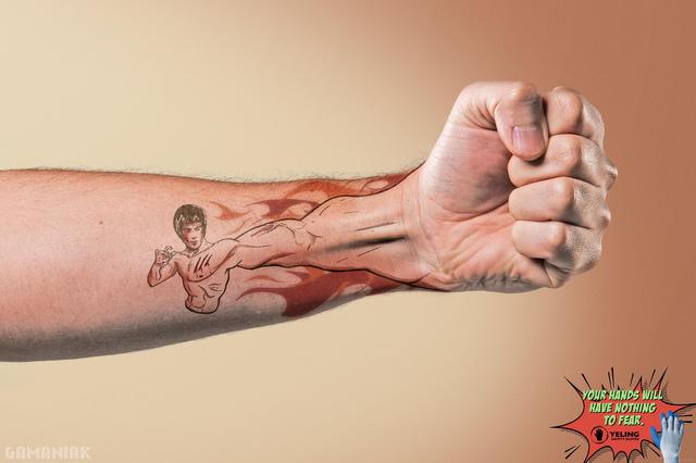 tatouage-bruce-lee-poing