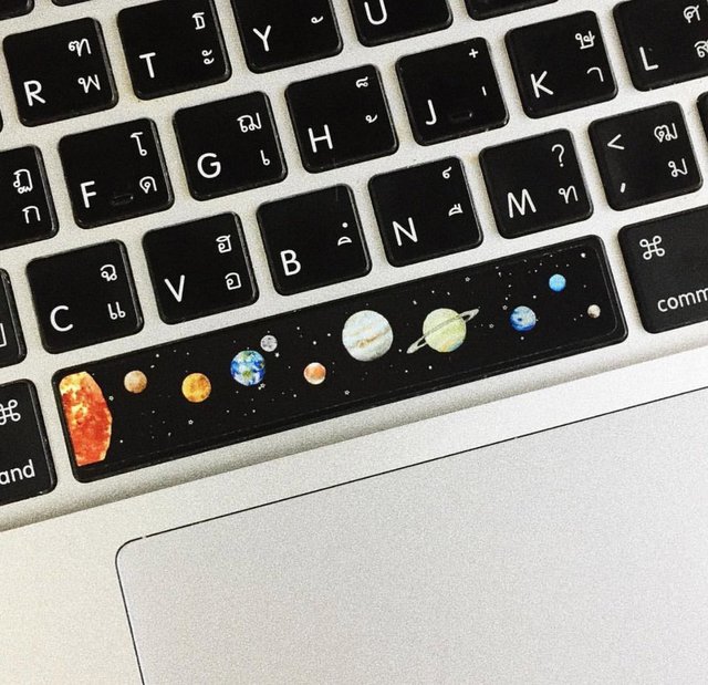 La barre de l'espace barre-espace