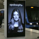 miniature pour Un panneau publicitaire réactif dans le métro