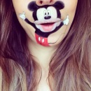 miniature pour Bouche maquillé avec des personnages dessins animés