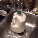 miniature pour Bulle d'eau sur un bidon de lait