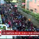 miniature pour Manifestation pour les Simpson à la télé en Bolivie