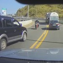 miniature pour Accident violent entre une moto et une voiture à contre-sens