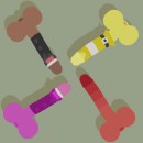 miniature pour Genital Jousting, un jeu où il faut enculer les autres