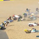 miniature pour De l'huile sur un circuit de Moto GP fait tomber +20 motos