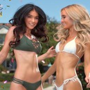 miniature pour Des filles en bikini sur un trampoline filmées à 1000fps