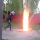miniature pour Du feu dans une bouche d'égout pleine de méthane