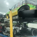 miniature pour Un camion de voitures de films sur l'autoroute