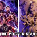 sculpture-personnages-poster-avengers-endgame