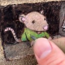 miniature pour Dessin d'une souris à la craie sur une brique