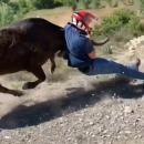 attraper-taureau-cavale-cornes