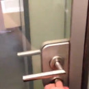 miniature pour Des portes de toilettes transparentes
