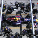 miniature pour La roue de Webber heurte un cameraman